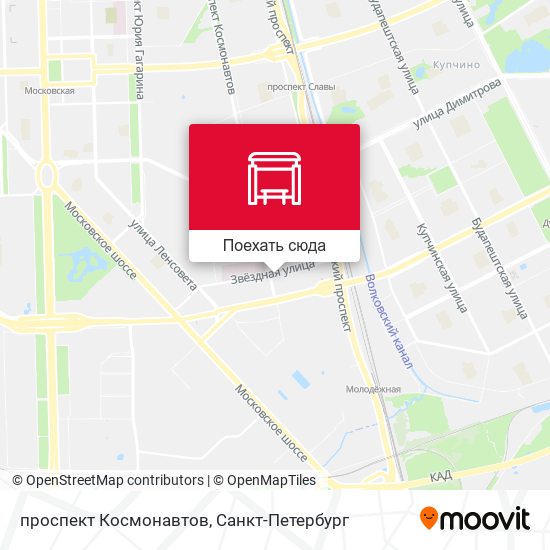 Карта проспект Космонавтов