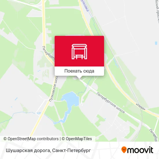 Карта Шушарская дорога