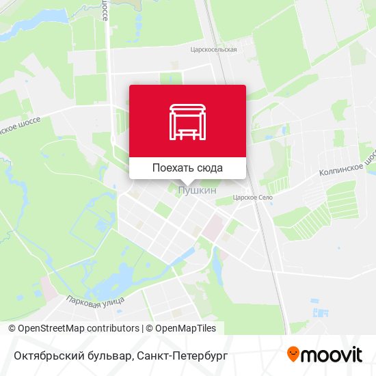 Карта Октябрьский бульвар