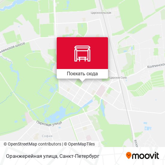 Карта Оранжерейная улица