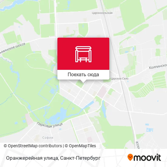 Карта Оранжерейная улица
