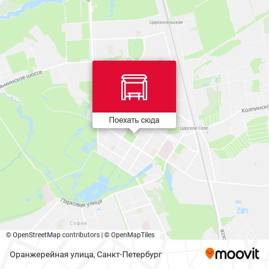 Карта Оранжерейная улица
