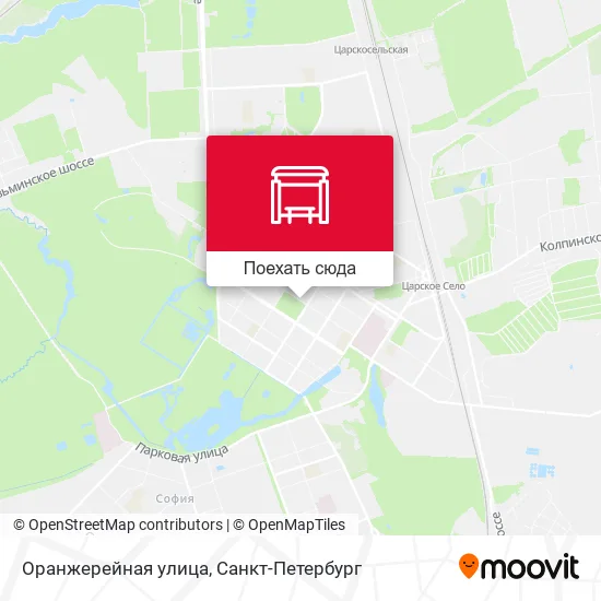 Карта Оранжерейная улица