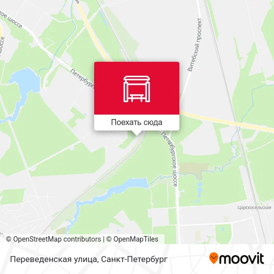 Карта Переведенская улица
