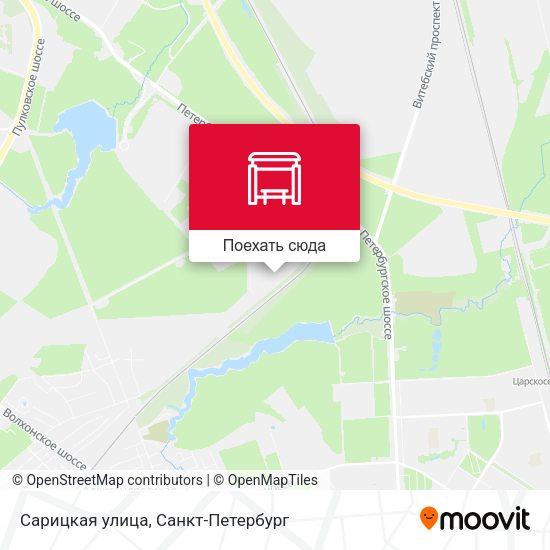 Карта Сарицкая улица