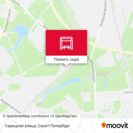 Карта Сарицкая улица