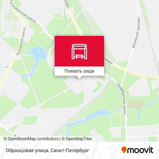 Карта Образцовая улица