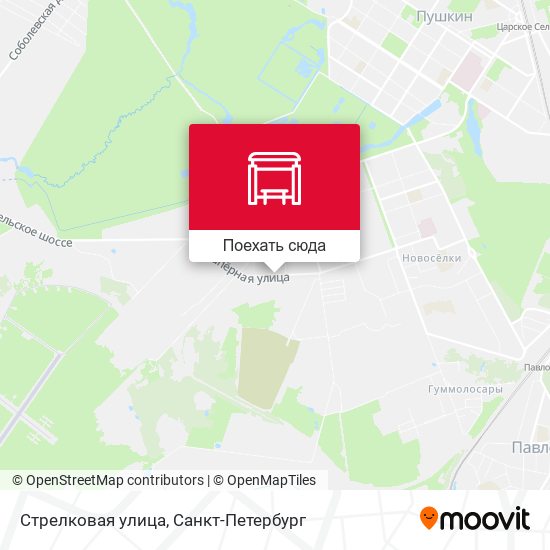 Карта Стрелковая улица