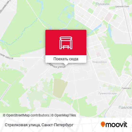 Карта Стрелковая улица