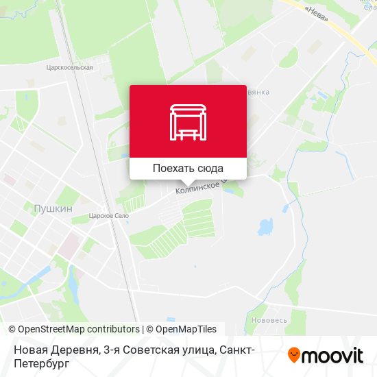 Карта Новая Деревня, 3-я Советская улица