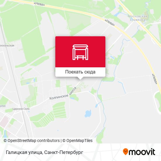 Карта Галицкая улица