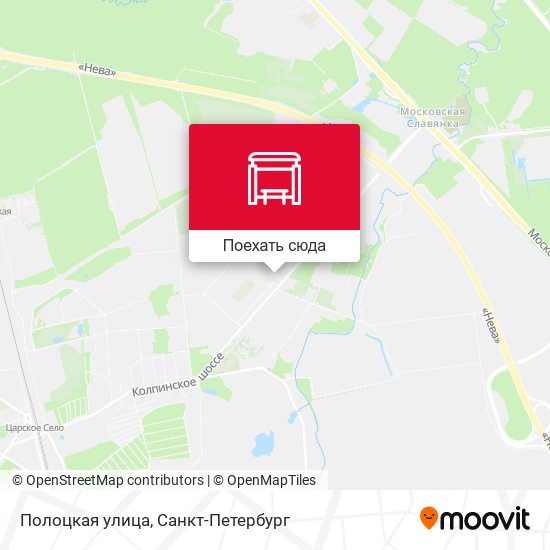 Карта Полоцкая улица