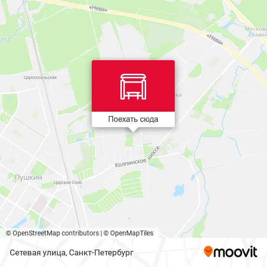Карта Сетевая улица