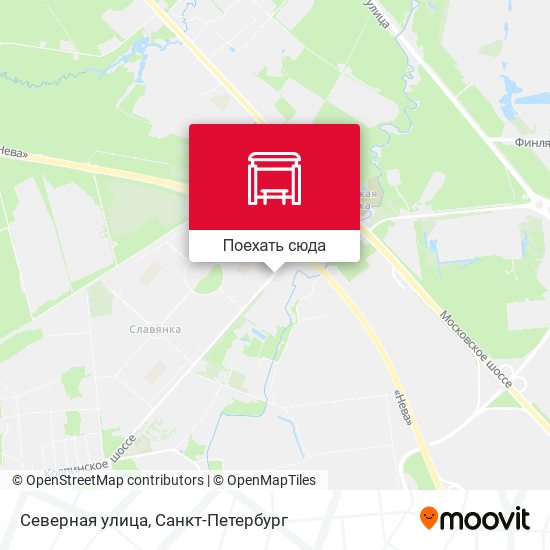 Карта Северная улица