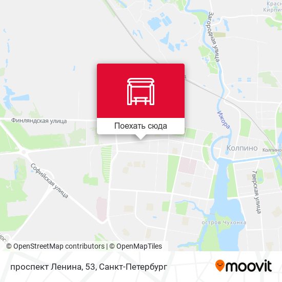 Карта проспект Ленина, 53
