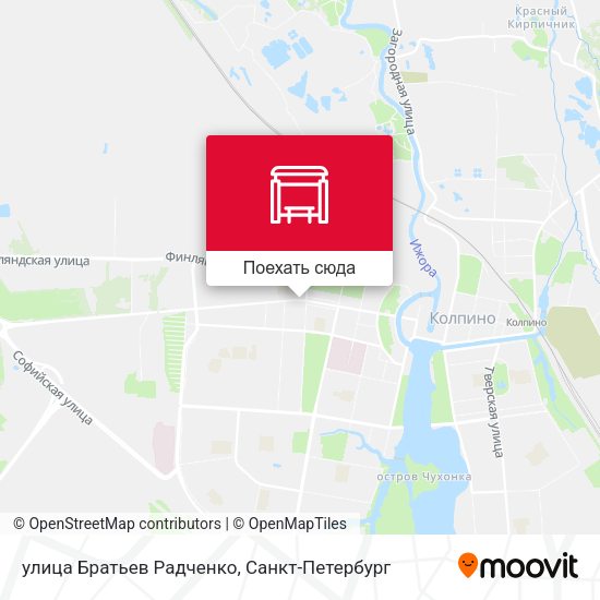 Карта улица Братьев Радченко