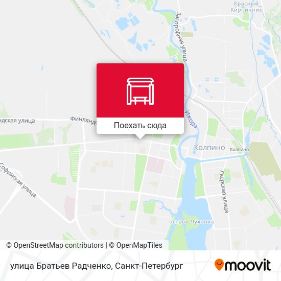 Карта улица Братьев Радченко