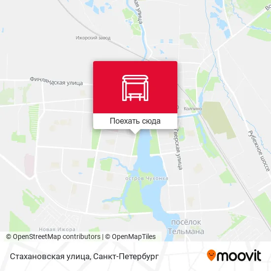 Карта Стахановская улица