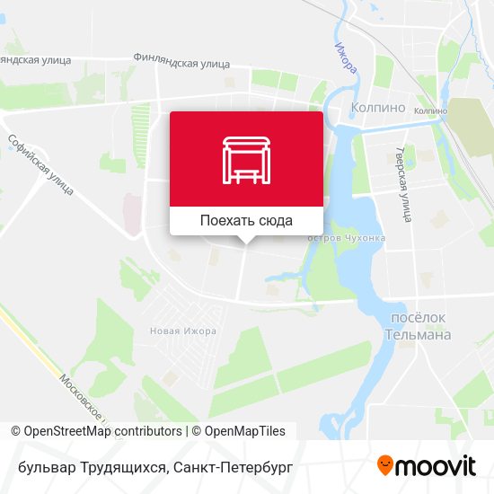 Карта бульвар Трудящихся