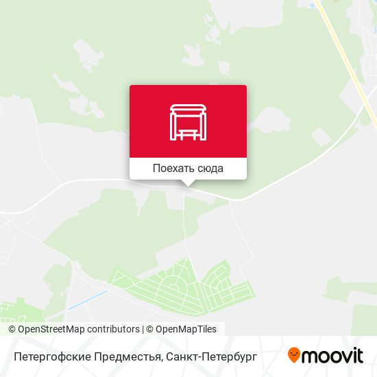 Карта Петергофские Предместья