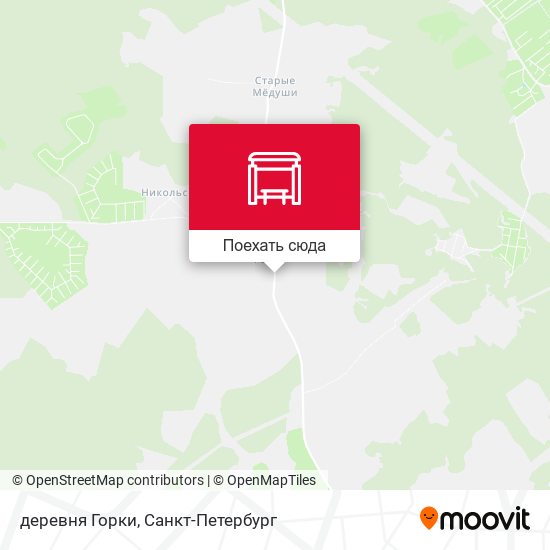 Карта деревня Горки