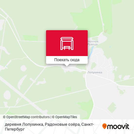 Карта деревня Лопухинка, Радоновые озёра