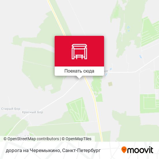 Карта дорога на Черемыкино