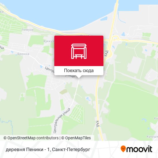 Карта деревня Пеники - 1