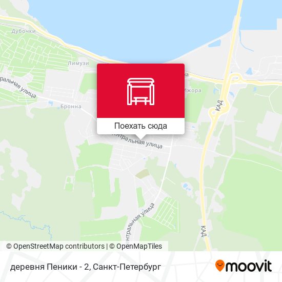 Карта деревня Пеники - 2