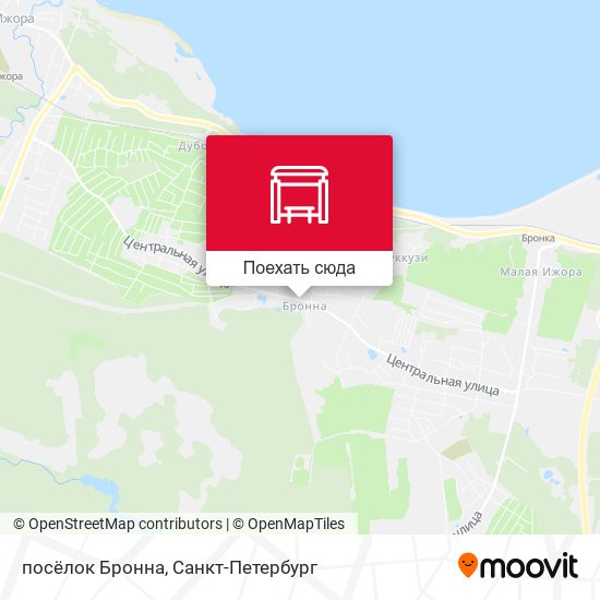 Карта посёлок Бронна