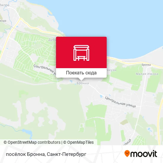 Карта посёлок Бронна