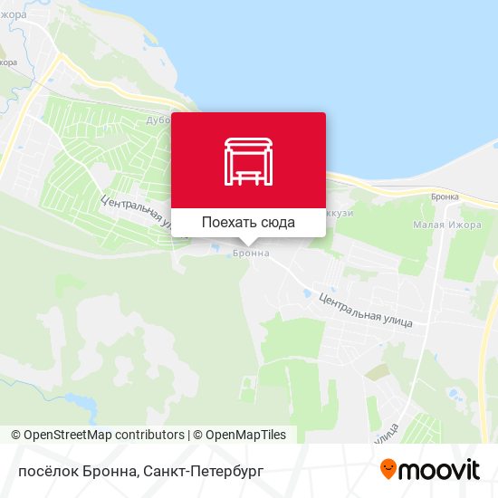 Карта посёлок Бронна