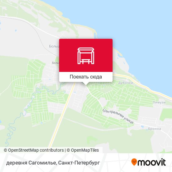 Карта деревня Сагомилье