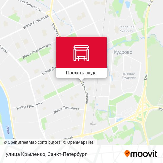 Карта улица Крыленко