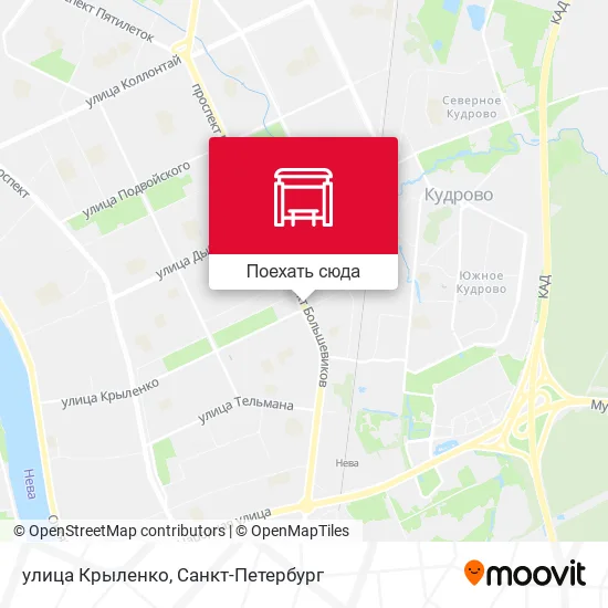 Карта улица Крыленко