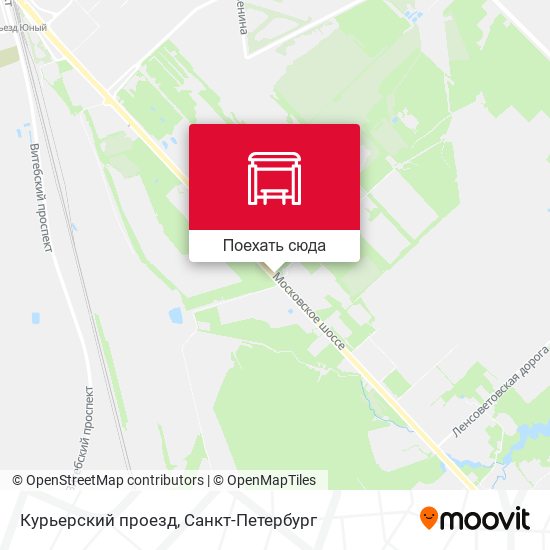 Карта Курьерский проезд