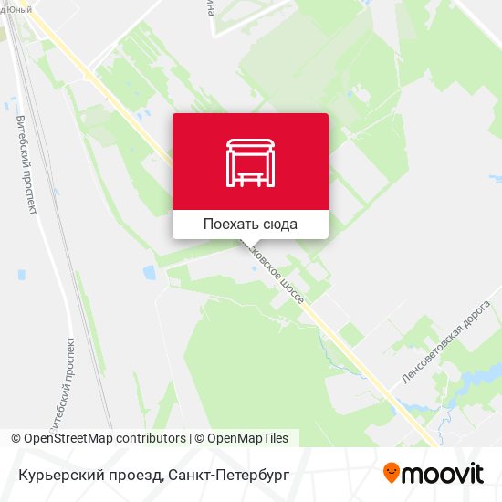 Карта Курьерский проезд
