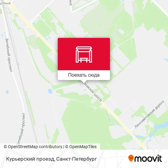 Карта Курьерский проезд