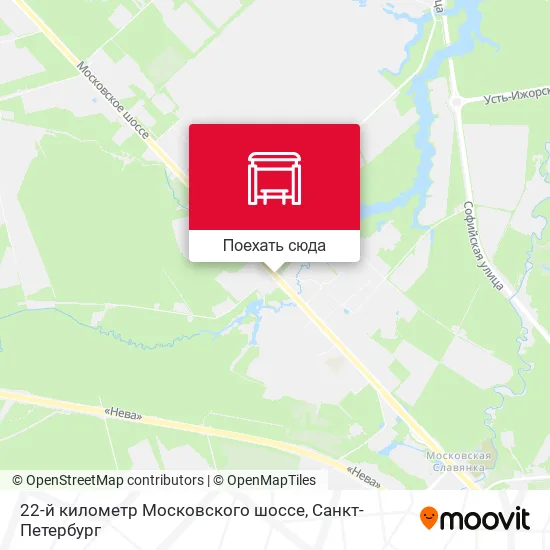 Карта 22-й километр Московского шоссе