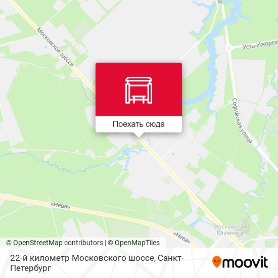 Карта 22-й километр Московского шоссе