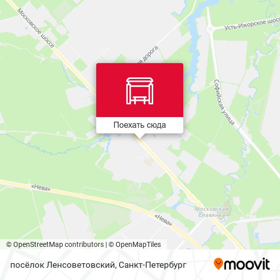 Карта посёлок Ленсоветовский
