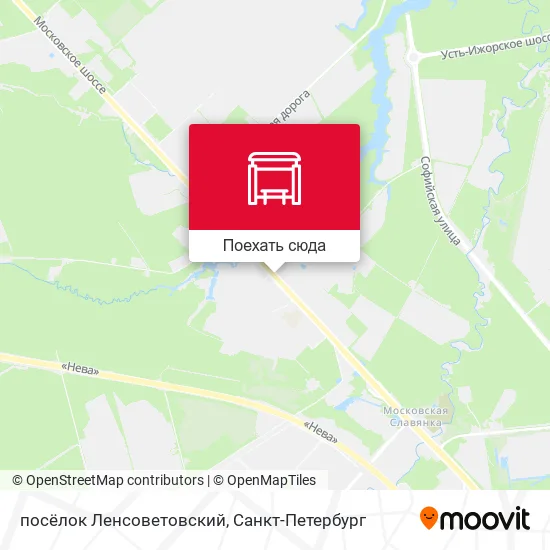 Карта посёлок Ленсоветовский