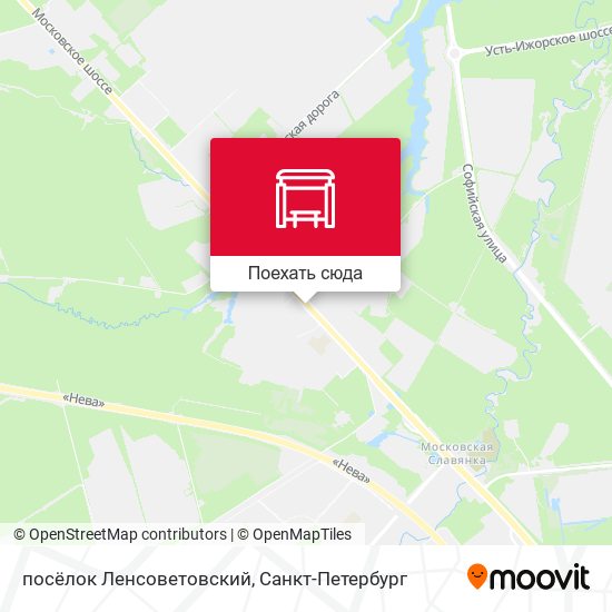 Карта посёлок Ленсоветовский