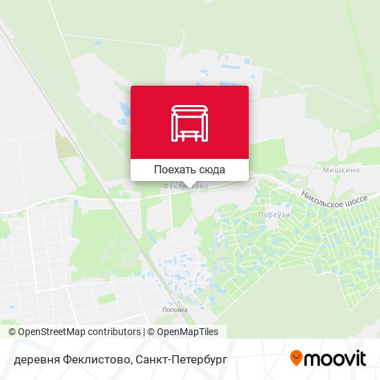 Карта деревня Феклистово