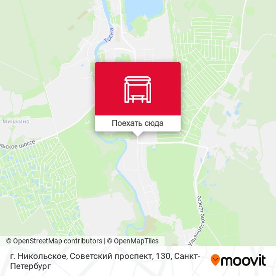 Карта г. Никольское, Советский проспект, 130