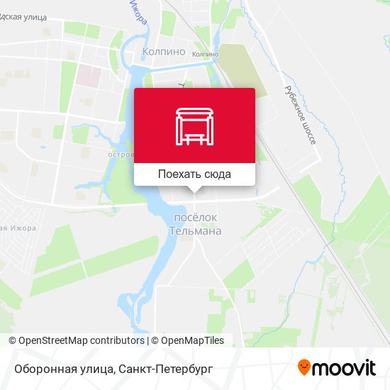 Карта Оборонная улица