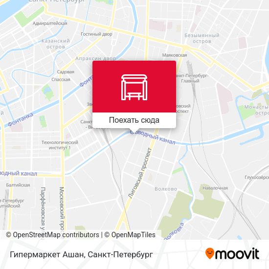 Карта Гипермаркет Ашан