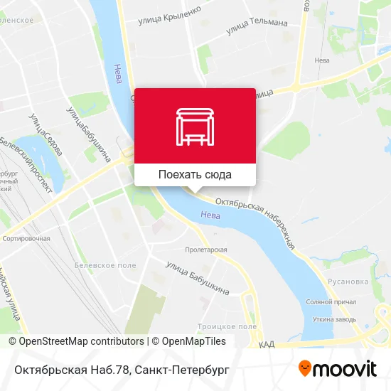 Карта Октябрьская Наб.78