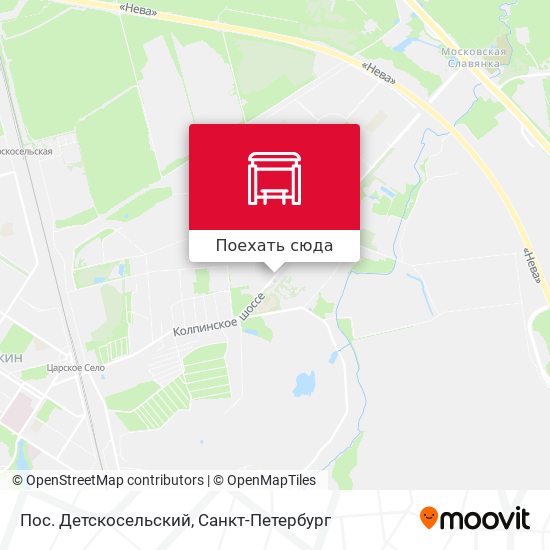 Карта Пос. Детскосельский
