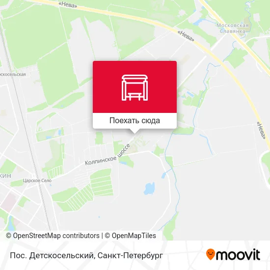 Карта Пос. Детскосельский